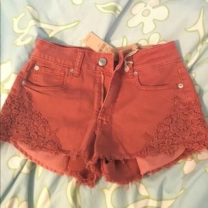 American Eagle Hi-Rise Festival Shorts